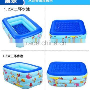 Different size of inflatable children pool,2 Ring 3 RING swimming pool