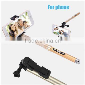 wireless bluetooth remote control monopod self stick monopod
