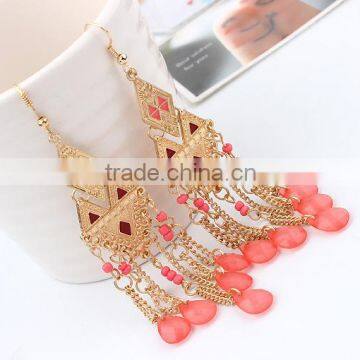 Fashion Jewelry Tassel Earrings Diamond Jewelry