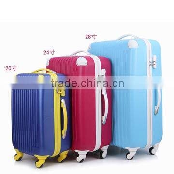 abs trolley luggage suitcase set