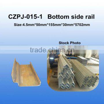 CZPJ-015Container rail fittings container bottom side rail with fork holes