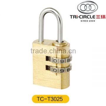 High Quality Yantai Tri-Circle Brass Combination Padlock TC-T3025