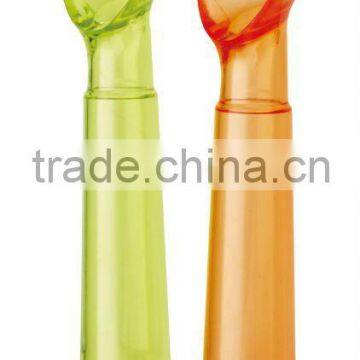 disposable plastic color ice cream spoon