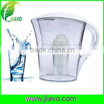 water pitcher plastic with filter cartridge Usage life with 1000L-1500L