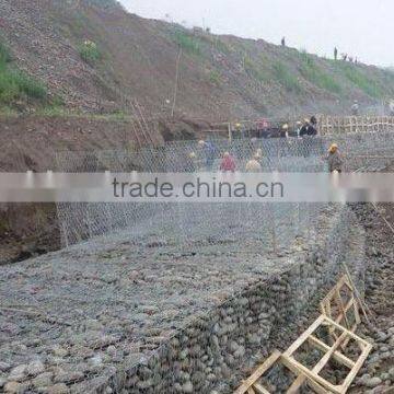 Galvanized gabions,The stone cage nets