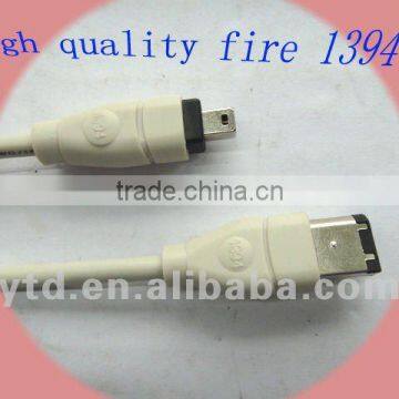 High Speed White Color Mini Ieee 1394 Cable photo-1