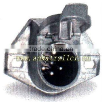 7 Contact Steel Trailer Socket