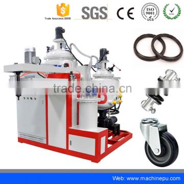 China hot sale two components polyurethane injection elastomer casting machine for PU roller