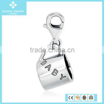 Baby Cup Charm in Sterling Silver