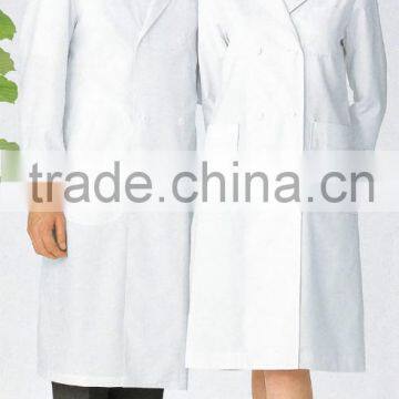 Designs cotton polyester white twill waterproof Everyday Scrubs Unisex 40 Inch Lab Coat