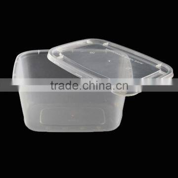 High Quality Plastic Food Container PP Box Flat Cover 2000ml photo-4