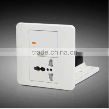 1gang Switch+3pin Universal Socket CXA13131wall Switch