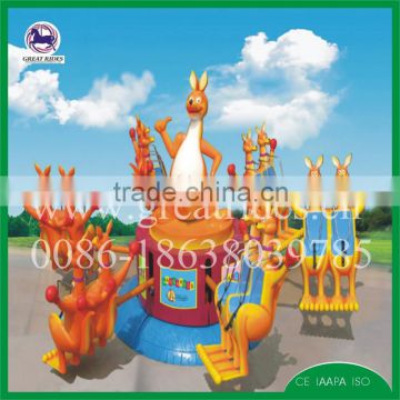 Outdoor entertainment rides happy kangaroo for children