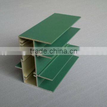 Green Powder Coated Aluminium Window Profiles