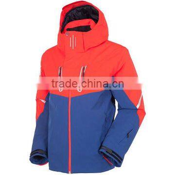 2016 hot sale 100%polyester waterproof detachable hood mens winter coat ski jacket