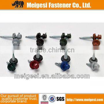 Galvanized Roofing Screw with washer rubber painting