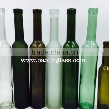 375ml ice wine cylinder glass bottle