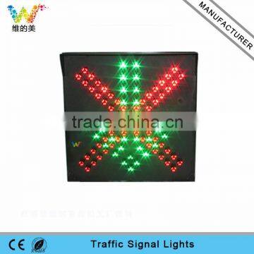 High brightness toll station red cross green arrow stop go led traffic signal light