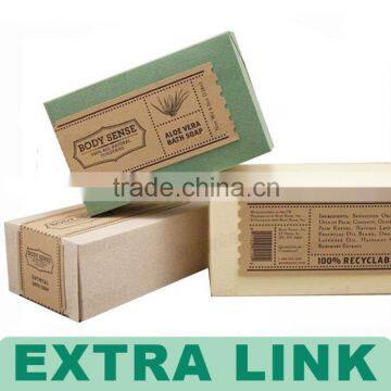 Custom Luxury Kraft Paper Cardboard Handmade Soap Boxes Wholesale