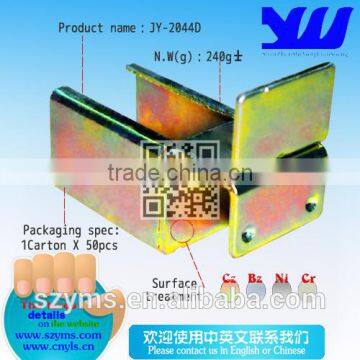 zinc metal joint for roller track and warehouse system