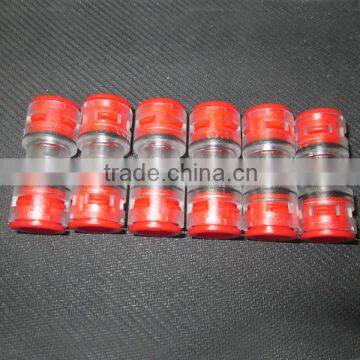 FCST micro duct clear straight connector for air blowing solution