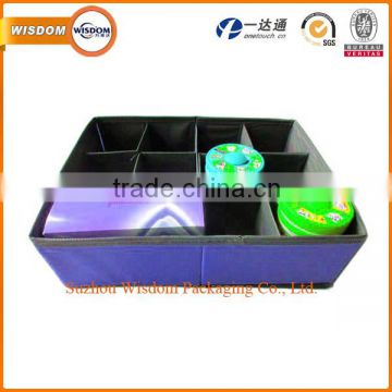 Fashion printed folding non woven fabric storage box & bin