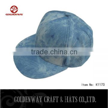 100% Cotton jean blue hip hop baseball cap for sale