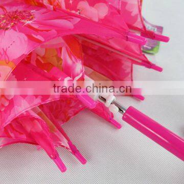 Safety Open Cartoon Print Kids Umbrella photo-3