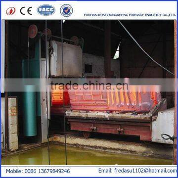 the price of electric car bottom quenching furnace with carbon steel coil