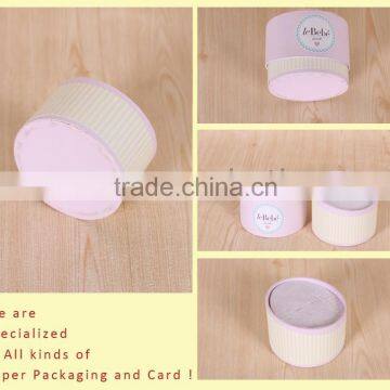 Fancy Lid and Tray Round Shaped Wholesale Jewelry Box photo-3