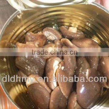 chinese tined shiitake mushrooms in glass jar