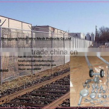 China manufacture chain link boundary security fencing