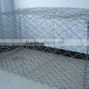 2.2mm diameter 4*2*0.3m 100*120mm mesh opening Gabion baskets