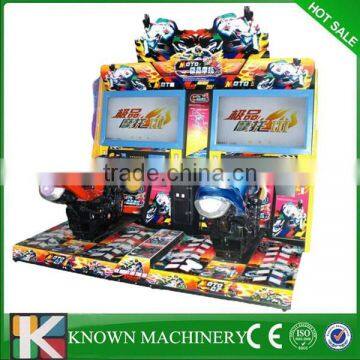 Beautiful outlook double players moto gp simulator arcade game machine,car simulator game machine