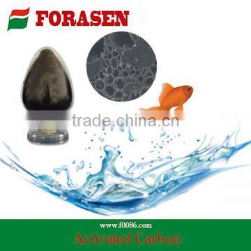 Wood powder activated charcoal