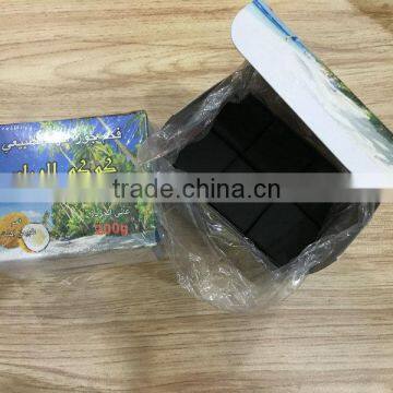 Cubic Coconut Shell charcoal Briquettes