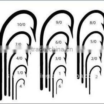 Mustad 3407-DT (old ref: 03407D) O'Shaughnessy fishing hooks