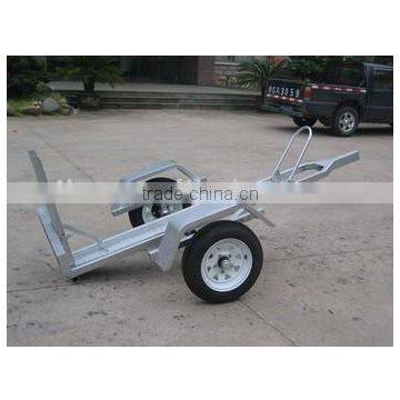 Hot dipped galvanized tipping bicyle trailer