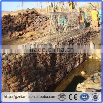 Supply 80*100mm mesh hole Galvanized Wire Mesh Retaining Wall(Guangzhou Factory)