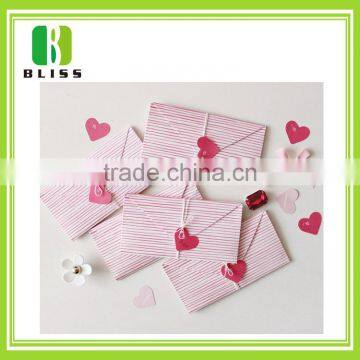 Luxury floral customized folding envelop heart shape wedding invitations paper cut greeting cards and invitation