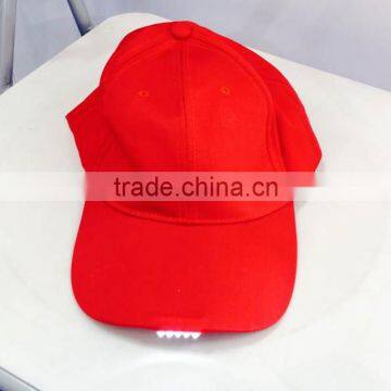 2015 New Style Sports Caps with Led Light for Fishing ,Outdoor Travel