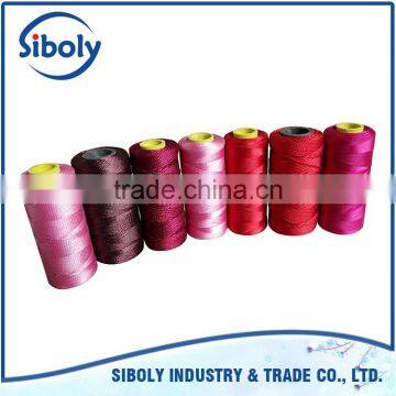 Chinese Factory directly supplying 210D twisted polyester fishing net twine