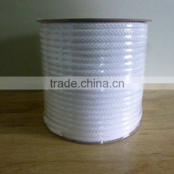 White. 5/16" x 1000 ft. spool of hollow braid High Tenacity Polyethylene rope .