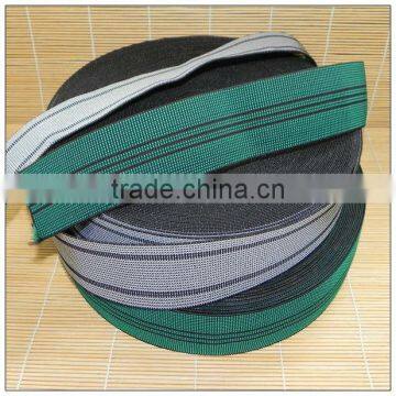 Flat elastic fiber for diaper bag