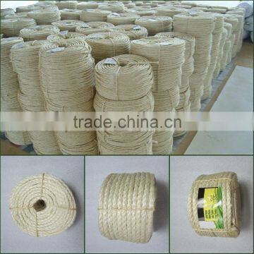 bleached no oil 6mm, 8mm sisal rope