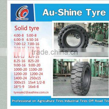 China manufacturer wholesale forklift solid tyre/solid wheel tyre 7.00-12