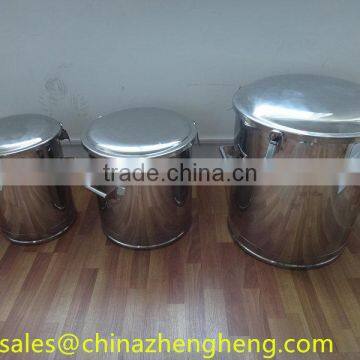 Customizing hot selling 316 Stainless steel drums with clamp,sealing lid