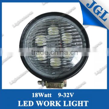 Model PAR 36 LED Work / Head Lamp 12/24 volt Flood Glass lens round 18w led work light