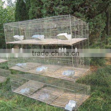Electro Galvanized Wire Steel Pet Cage / Wire Rabbit Cage photo-3