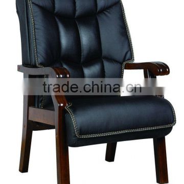 Leather Bent Wooden Conference Chair/Meeting Chair, Guest Chair